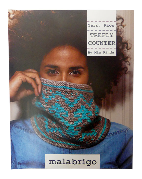 A Malabrigo Rios Pattern - Trefly Counter Cowl (Print Pattern)
