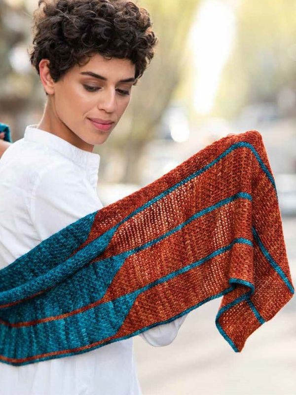 A Malabrigo Mechita Pattern - Orient Express Wrap (Print Copy)