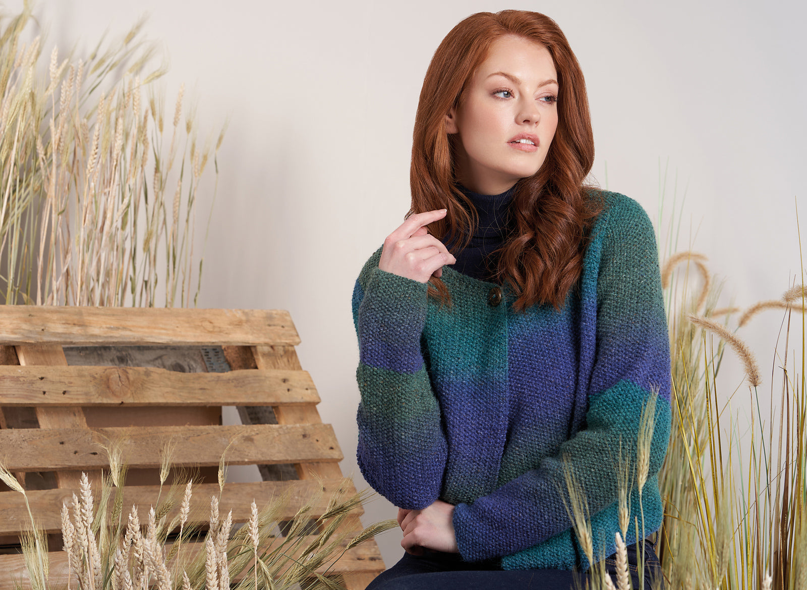 A Rowan Felted Tweed Colour Pattern - Mist Cardigan (PDF)