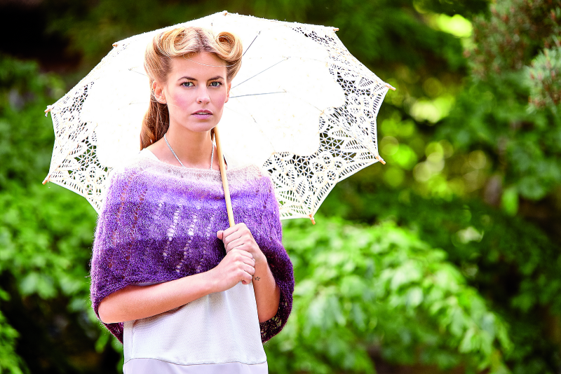 A Rowan Kidsilk Haze Pattern - Nara Capelet (PDF)