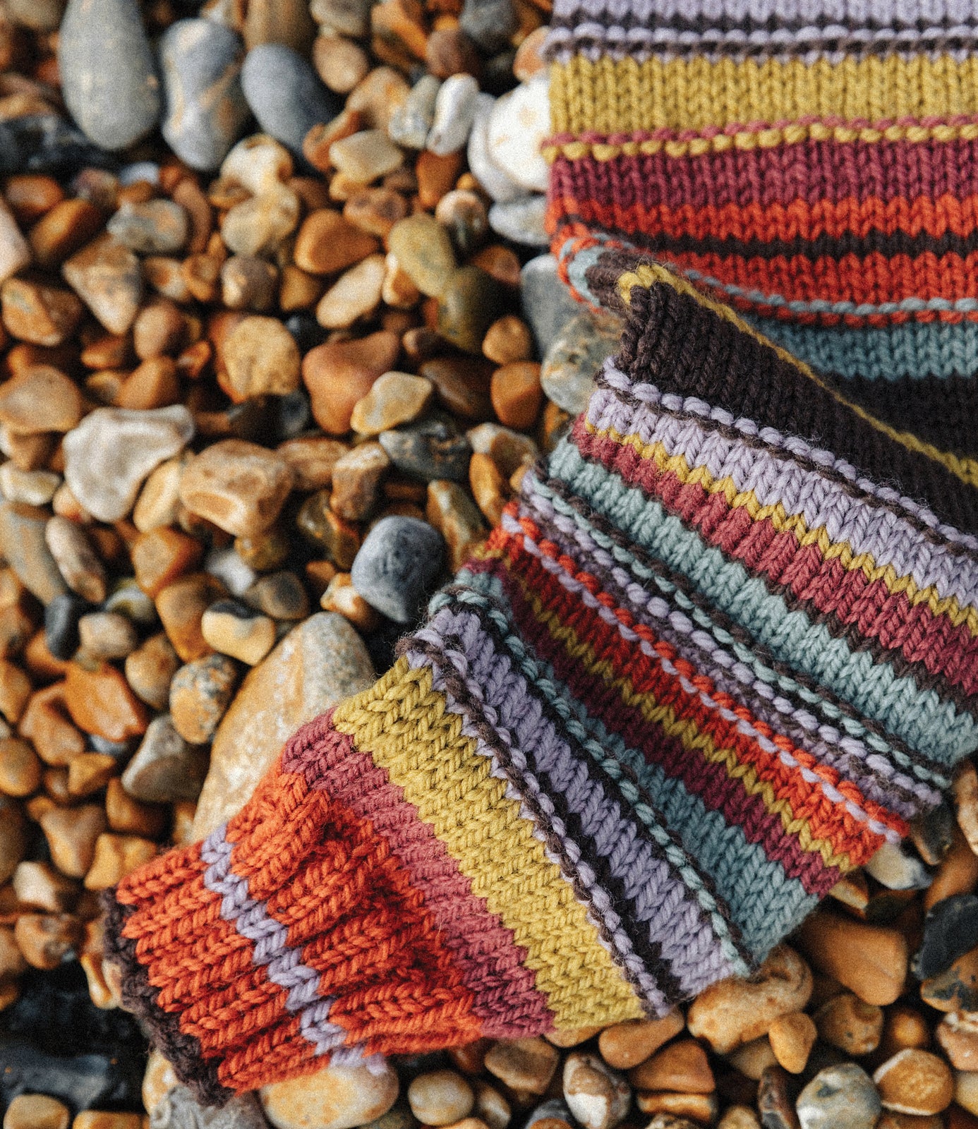 A Rowan Pebble Island Pattern - Plateau Striped Cardigan (PDF)