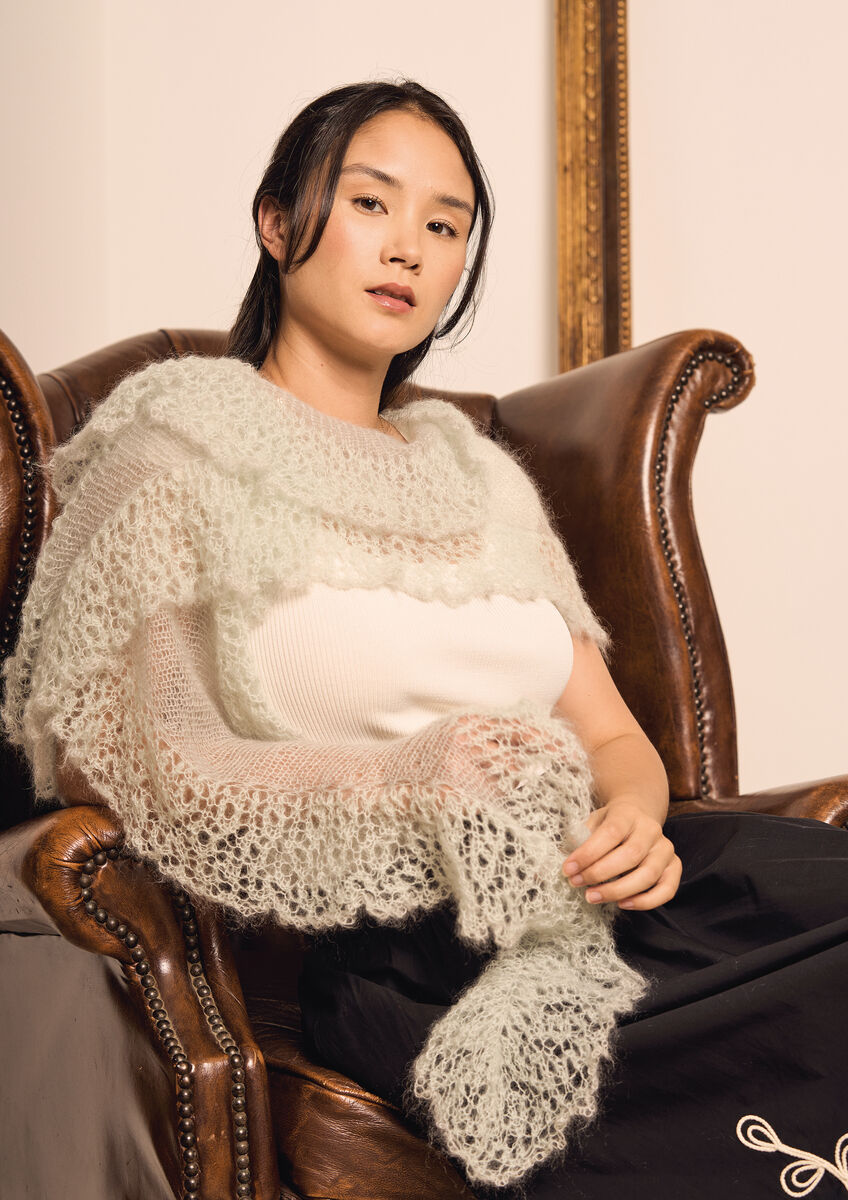 A Rowan Kidsilk Haze Pattern - Purity Wrap (PDF)