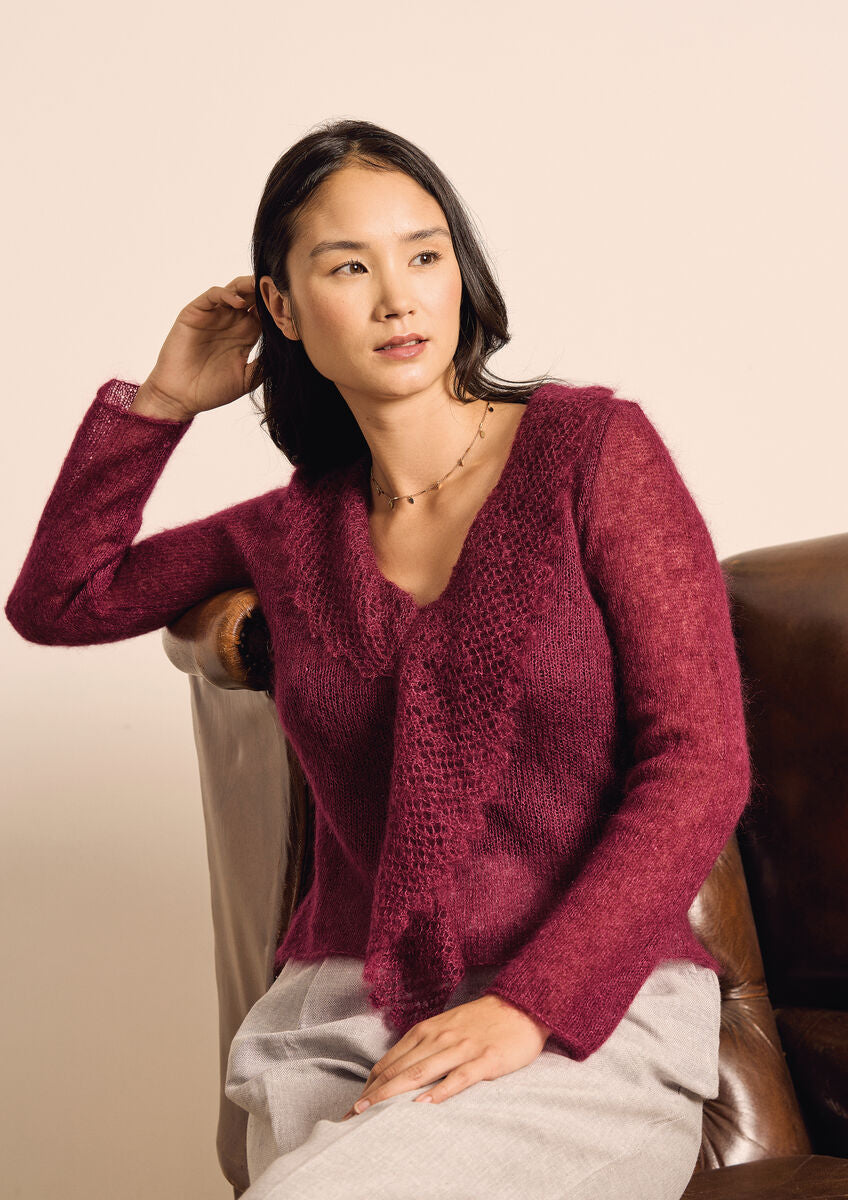 A Rowan Kidsilk Haze Pattern - Rosa Pullover (PDF)