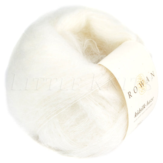 ROWAN kidsilk haze white 7玉 Rowan Kidsilk Haze - White (Color #612) – Little Knits