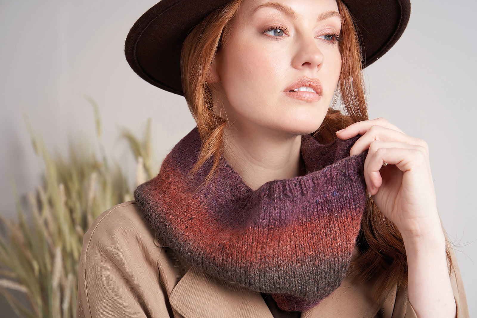 A Rowan Felted Tweed Colour Pattern - Scallop Cowl (PDF)