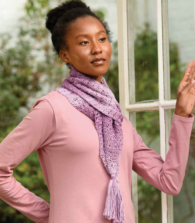 A Juniper Moon Farm Zooey Stripes Pattern - Ethel Scarves (PDF)