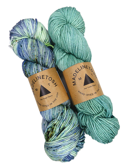 Tosh Vintage One of a Kind Color - Blueberry Mint (TWO SKEINS)
