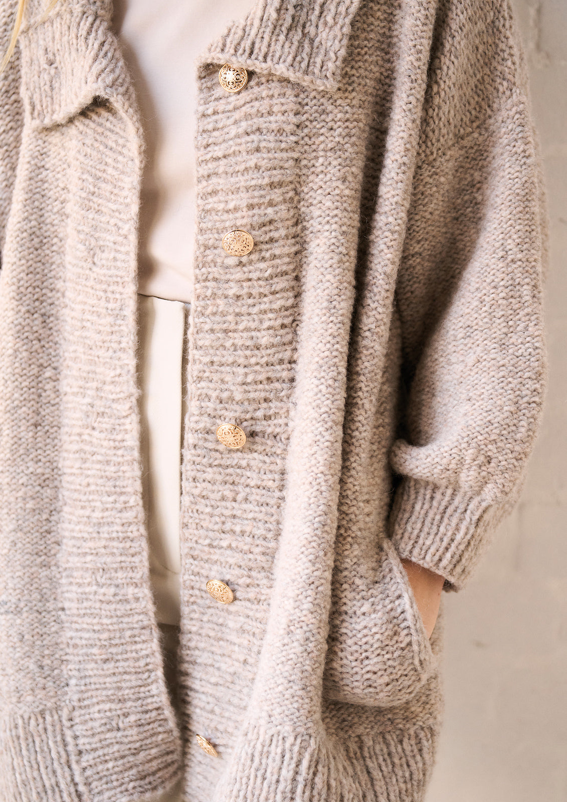 A Rowan Brushed Fleece Pattern - Wolf Jacket (PDF)