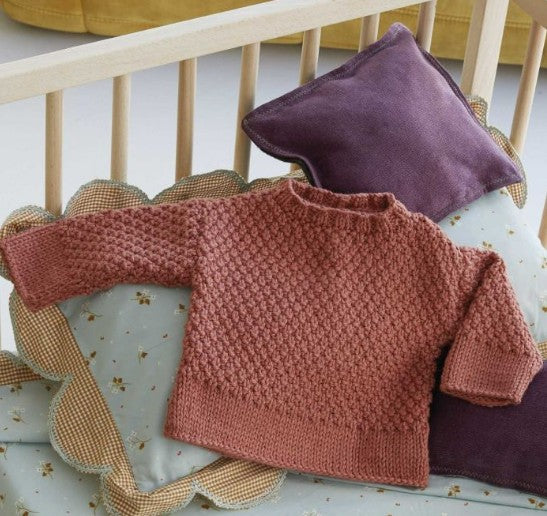 A Katia Essential Alpaca Pattern - Baby Sweater (PDF)