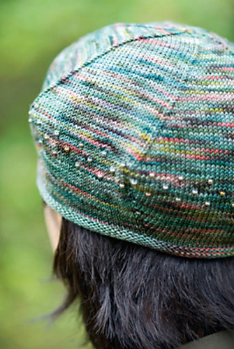 A Churchmouse Yarns and Teas Pattern - Koigu Beaded Beret (PDF)