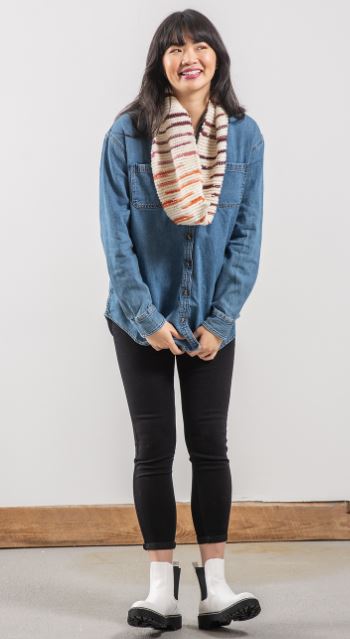 Belva Cozy Cowl - A Berroco Dash Pattern (PDF)