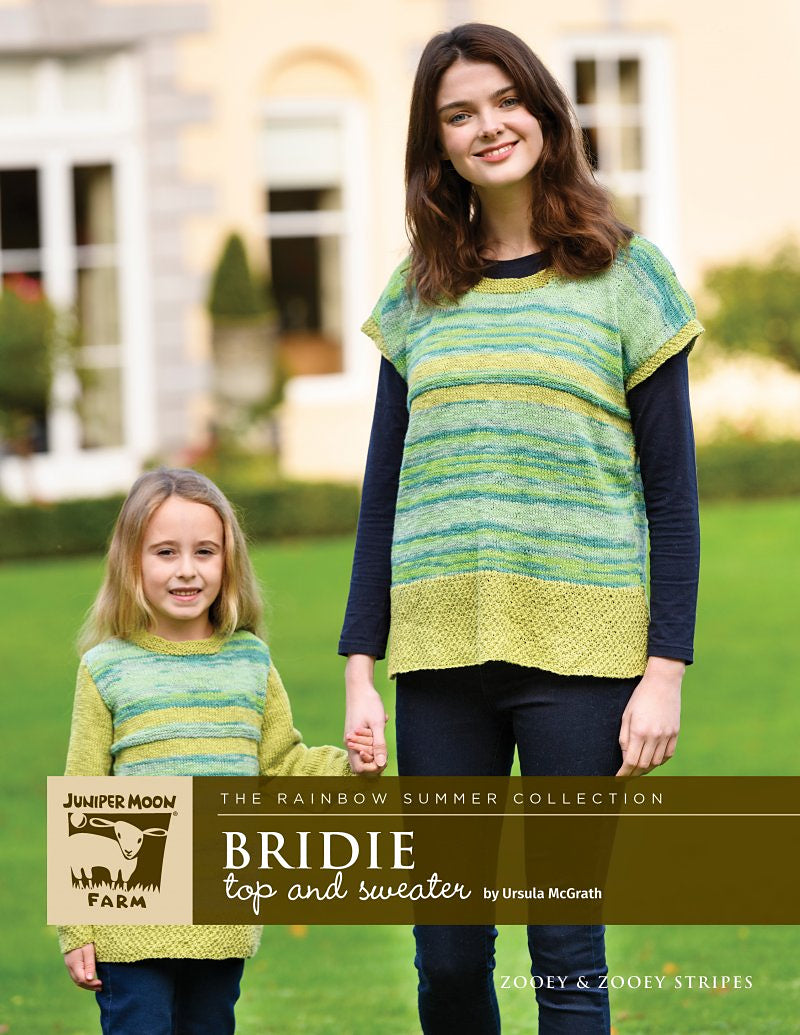 A Juniper Moon Farm Zooey Stripes Pattern - Bridie Sweater (PDF)