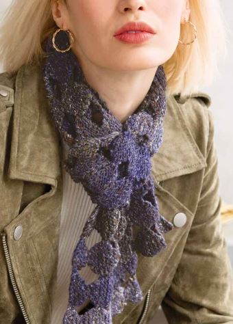 Circle Scarf A Noro Kiri Pattern - Circle Scarf knitting pattern on sale at Little Knits
