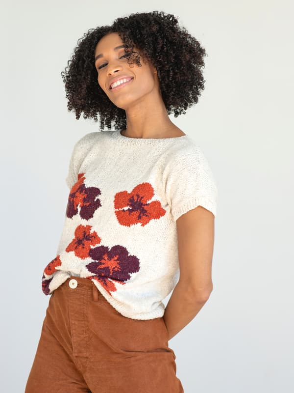 A Berroco Remix Light Pattern - Fleurine Top (PDF) – Little Knits