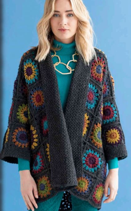 A Mirasol Crochet Pattern - Jeanette Jacket (PDF)