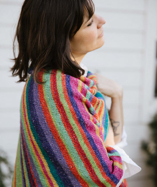 A Churchmouse Yarns and Teas Pattern - Jimmy's Lucky Poncho (PDF)
