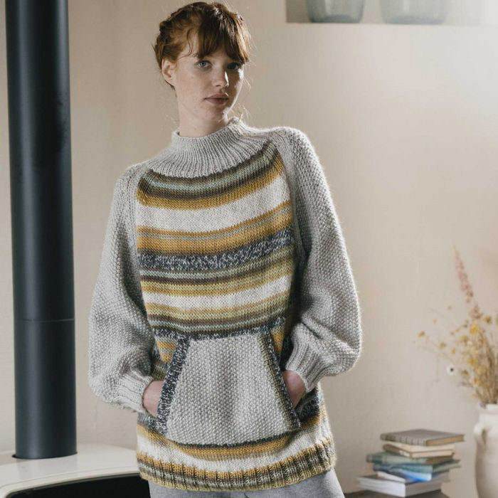 A FREE Katia Kirei Pattern - Pocket Sweater (PDF)