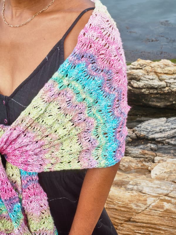 A Berroco Vivo Pattern - Moonstone Shawl (PDF)