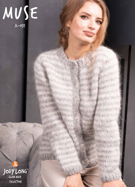 A Jody Long Glam Haze Pattern - Muse Cardigan (PDF)