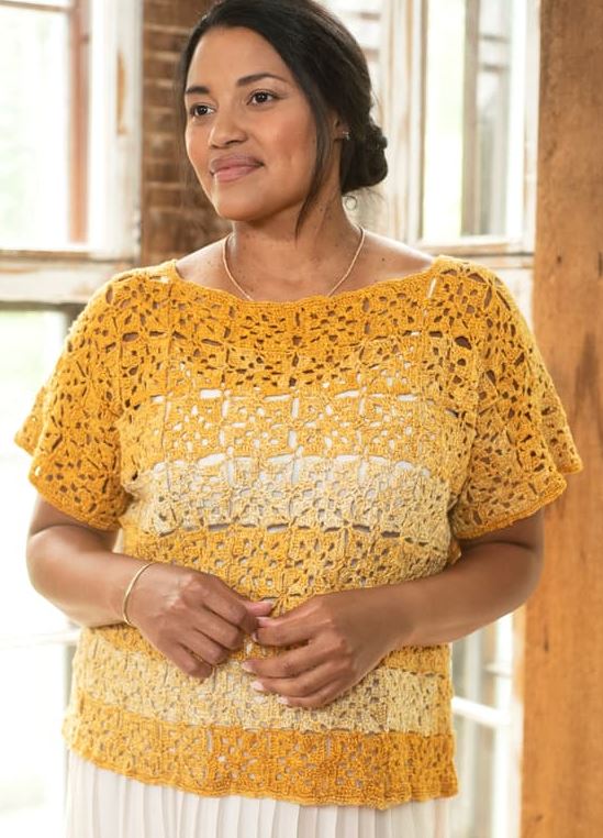 A Berroco Isola Crochet Pattern - Nacre (PDF)