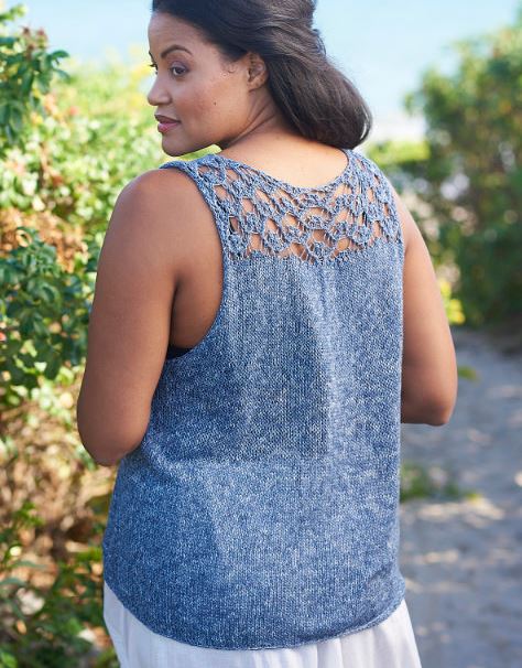 A Berroco Mantra Stonewash Pattern - Newbury (PDF)