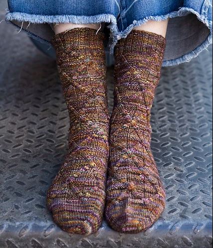 A FREE Malabrigo Sock Pattern - Normandy (PDF)