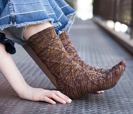 A FREE Malabrigo Sock Pattern - Normandy (PDF)