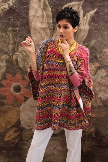 Openwork Poncho (Free Download with a Noro Ginga purchase of 8 or