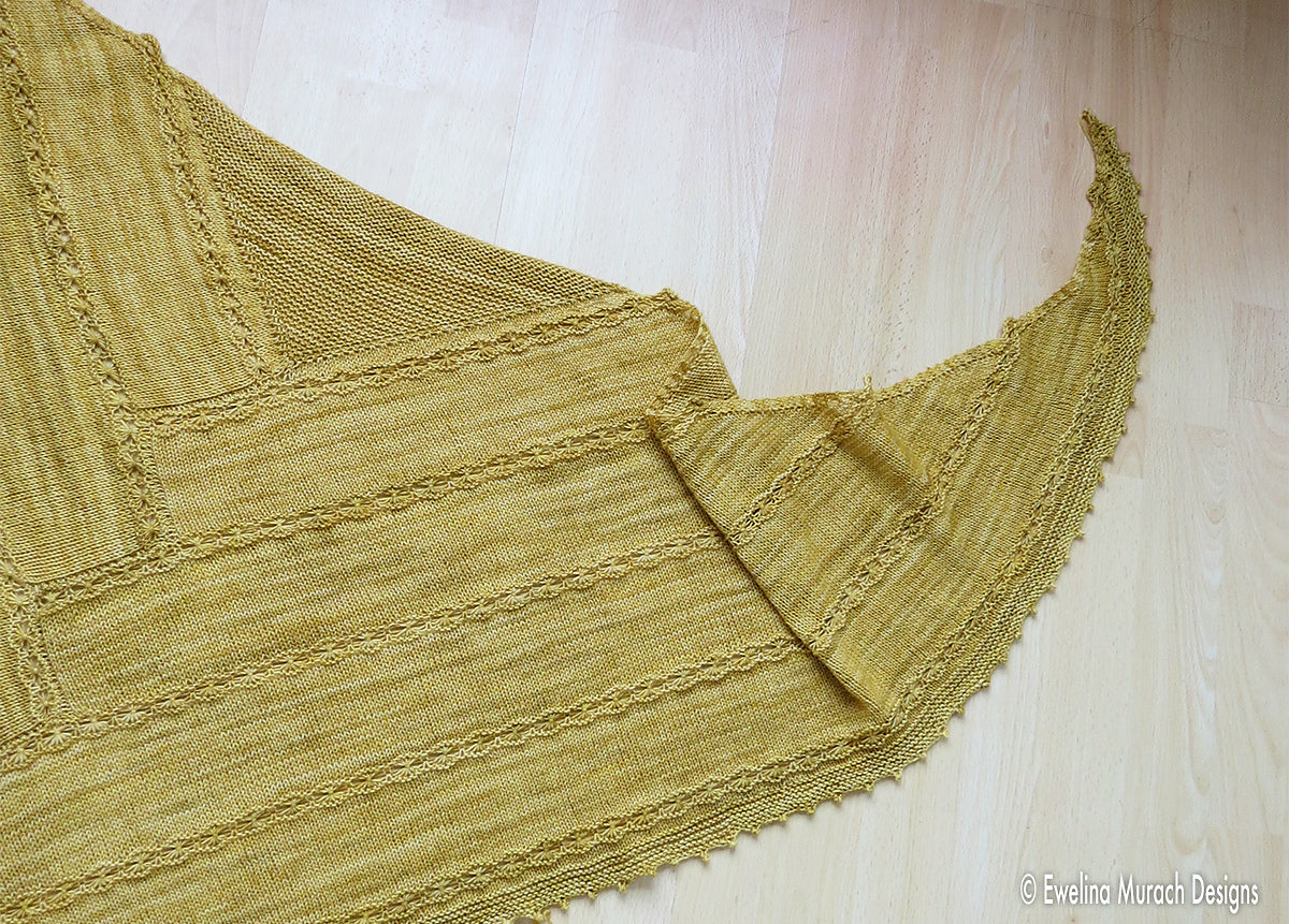 A Print Malabrigo Pattern - Wellingborough Shawl  (Print Copy)