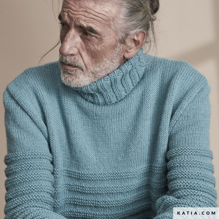 A Katia Essential Alpaca Pattern - Men's Sweater (PDF)
