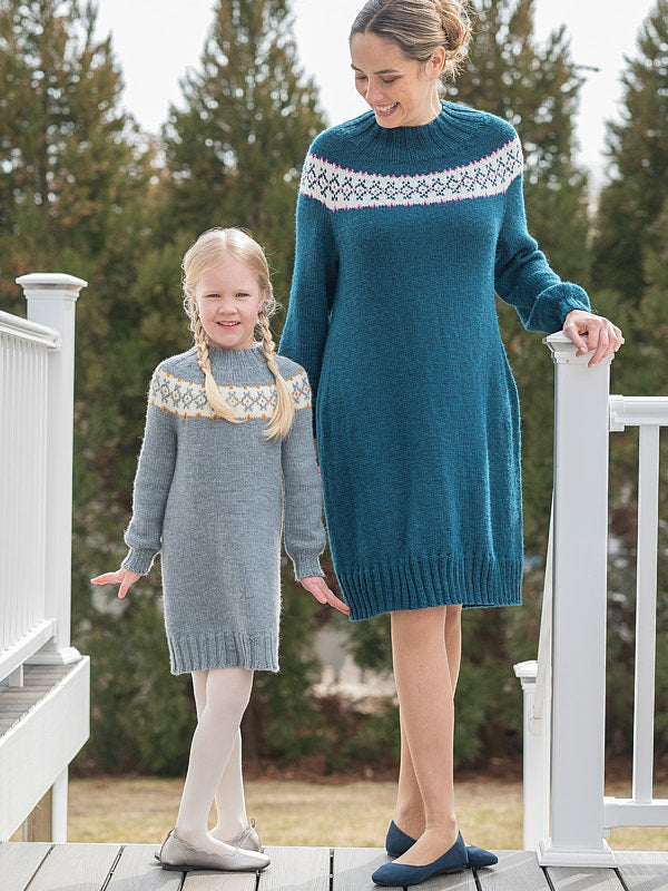 vintage knit dress pattern Cozy Vintage Dress