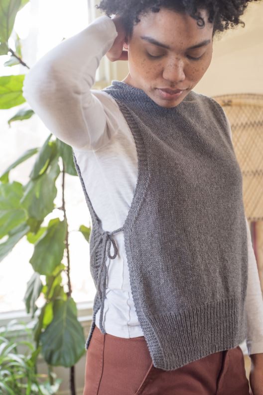 A Berroco Renew Pattern - Rhian Slipover Vest (PDF) – Little Knits