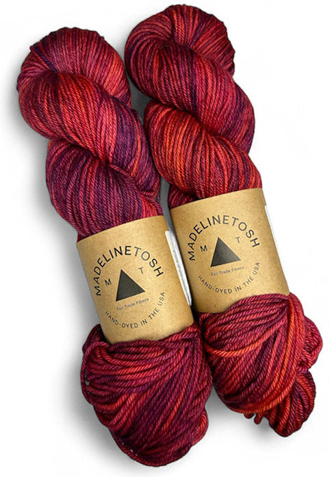 Tosh DK One of a Kind Color - Ruby Slippers (TWO SKEINS)