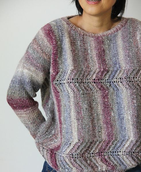 A Noro Pattern - Sideways Knit Pullover #28 (PDF File) on sale at