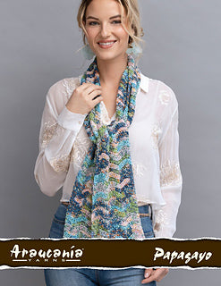 An Araucanía Pattern - Susana Ripple Scarf Crochet Pattern (PDF)