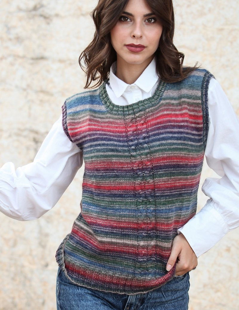 A FREE Laines du Nord Pattern - Urban Style Vest (PDF) – Little Knits