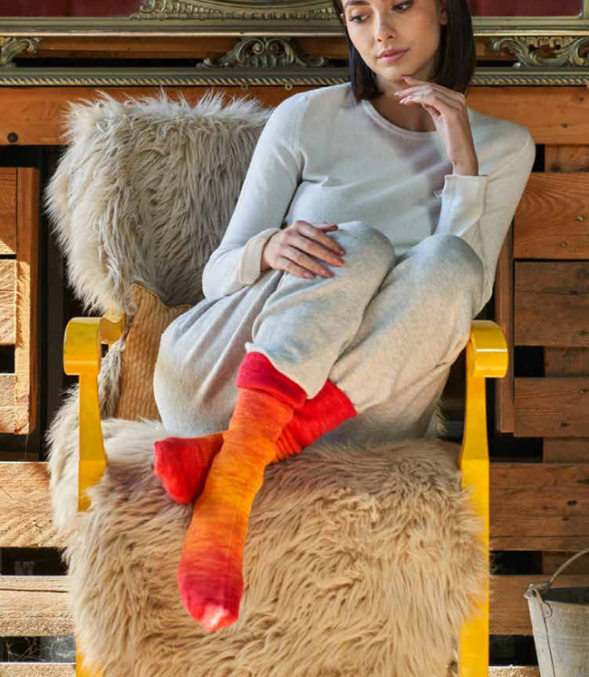 A FREE Laines du Nord Pattern - Watercolor Socks (PDF)