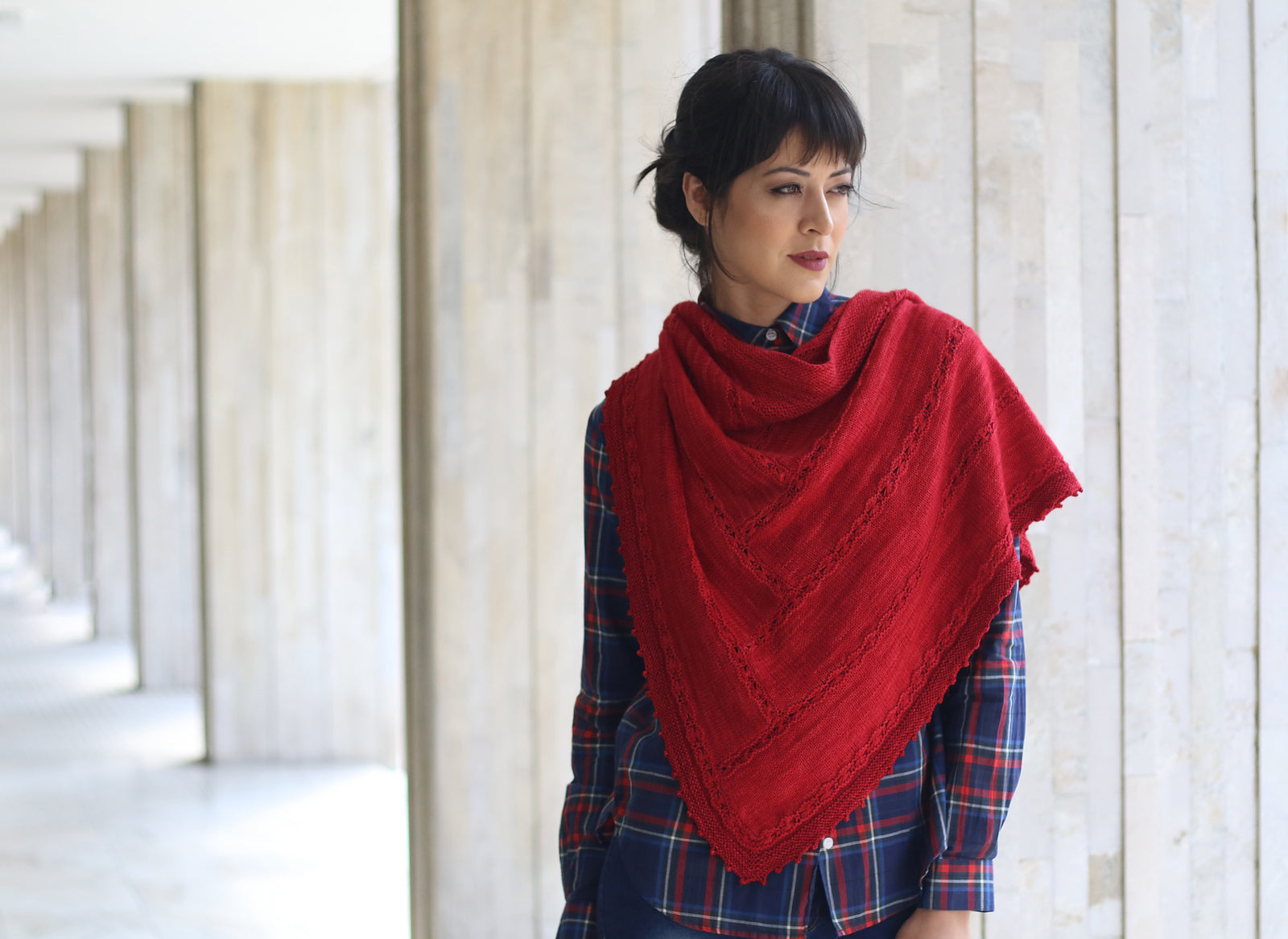 A Print Malabrigo Pattern - Wellingborough Shawl  (Print Copy)