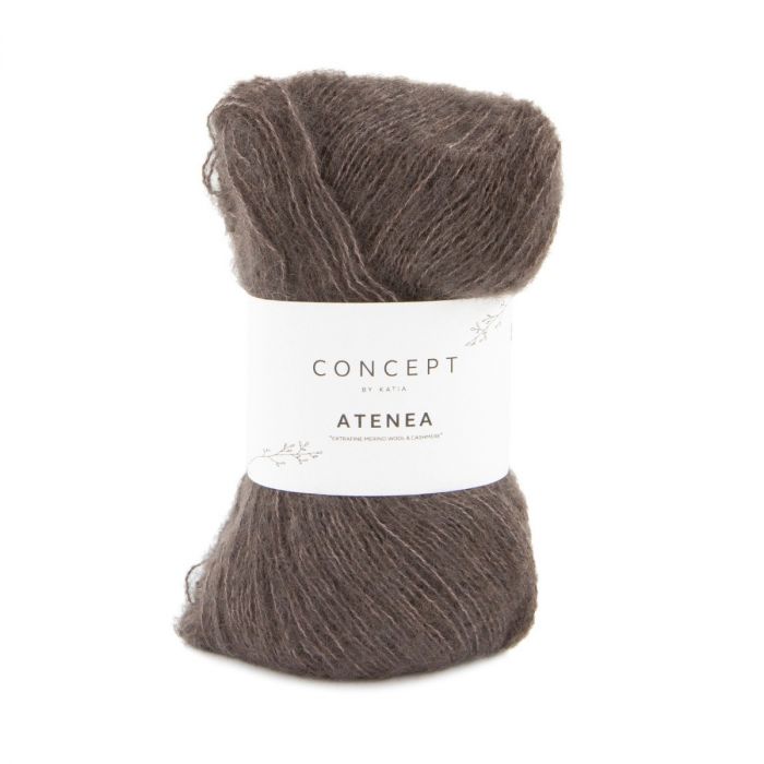 Katia Concept Atenea - Brown (Color #86) Knitting and Crochet yarn on sale at Little Knits