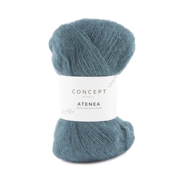 Katia Concept Atenea - Green Blue (Color #87) Knitting and Crochet yarn on sale at Little Knits