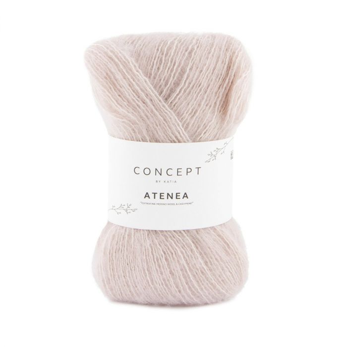 Katia Concept Atenea - Light Pink (Color #85) Knitting and Crochet yarn on sale at Little Knits