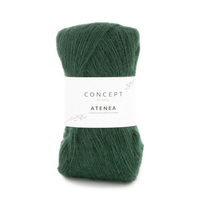 Katia Concept Atenea - Moss Green (Color #93) Knitting and Crochet yarn on sale at Little Knits