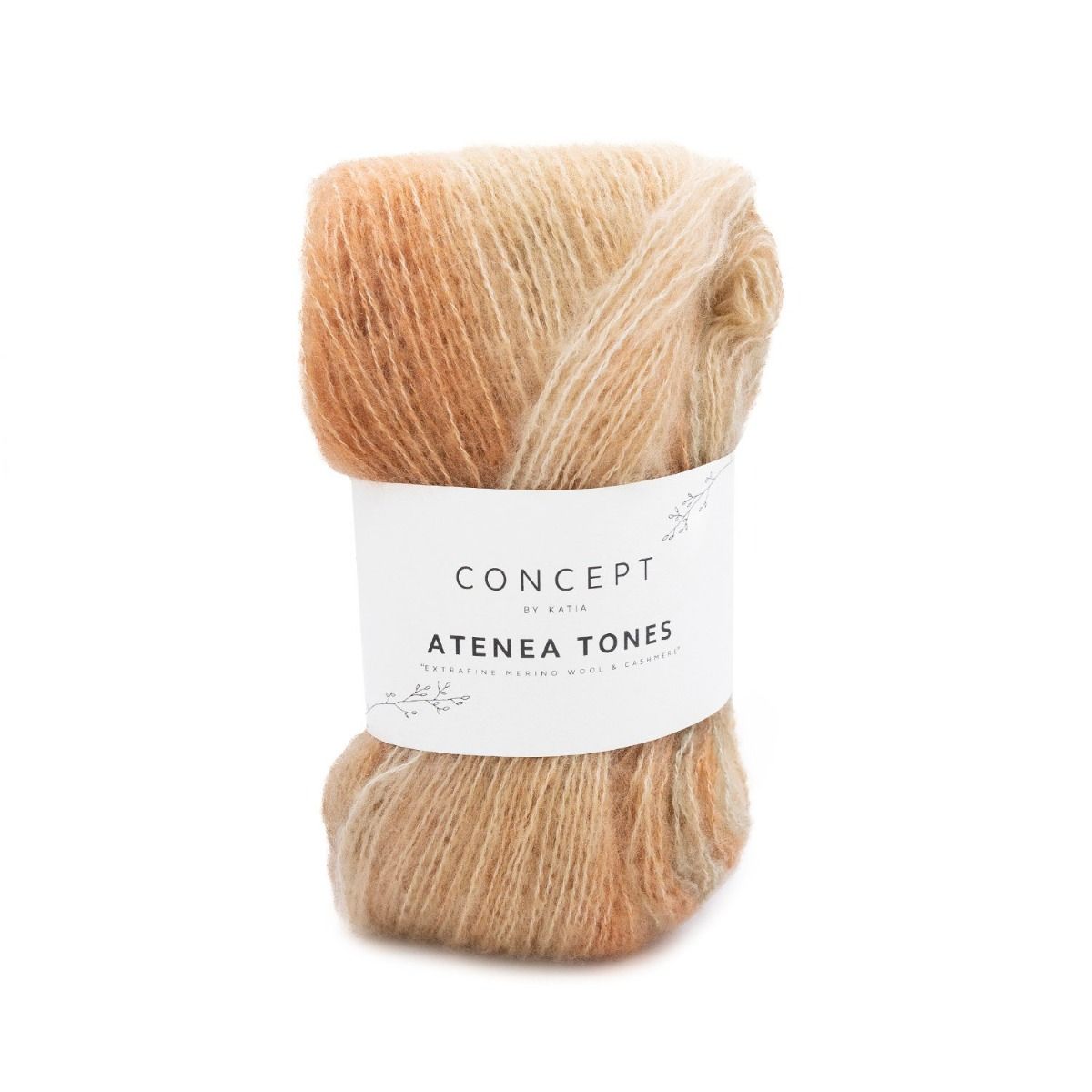 Katia Concept Atenea Tones - Green/Copper/Beige (Color #200) Knitting and Crochet yarn on sale at Little Knits