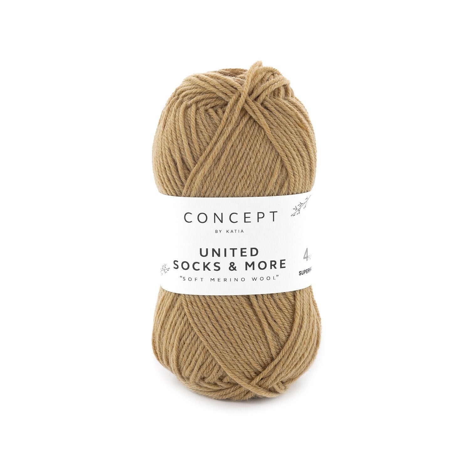 Katia Concept United Socks & More - Camel (Color #101) Knitting and Crochet Yarn on sale at Little Knits