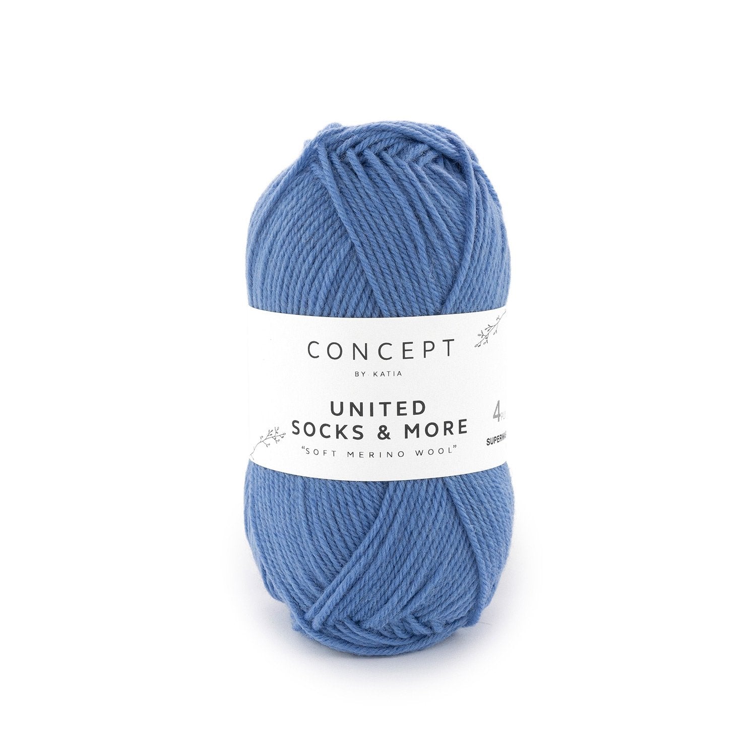 Katia Concept United Socks & More - Light Jeans (Color #052) Knitting and Crochet Yarn on sale at Little Knits