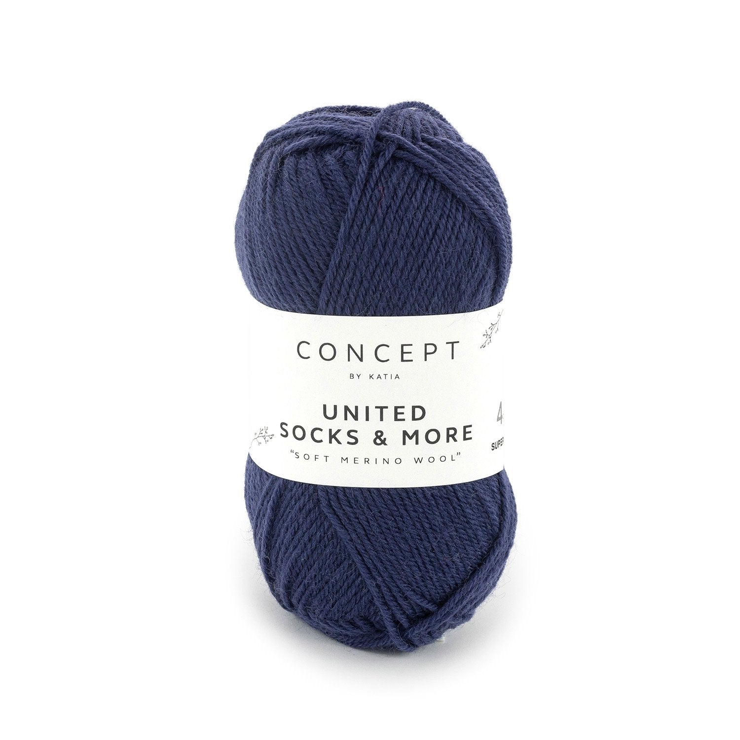 Katia Concept United Socks & More - Medium Blue (Color #005) Knitting and Crochet Yarn on sale at Little Knits