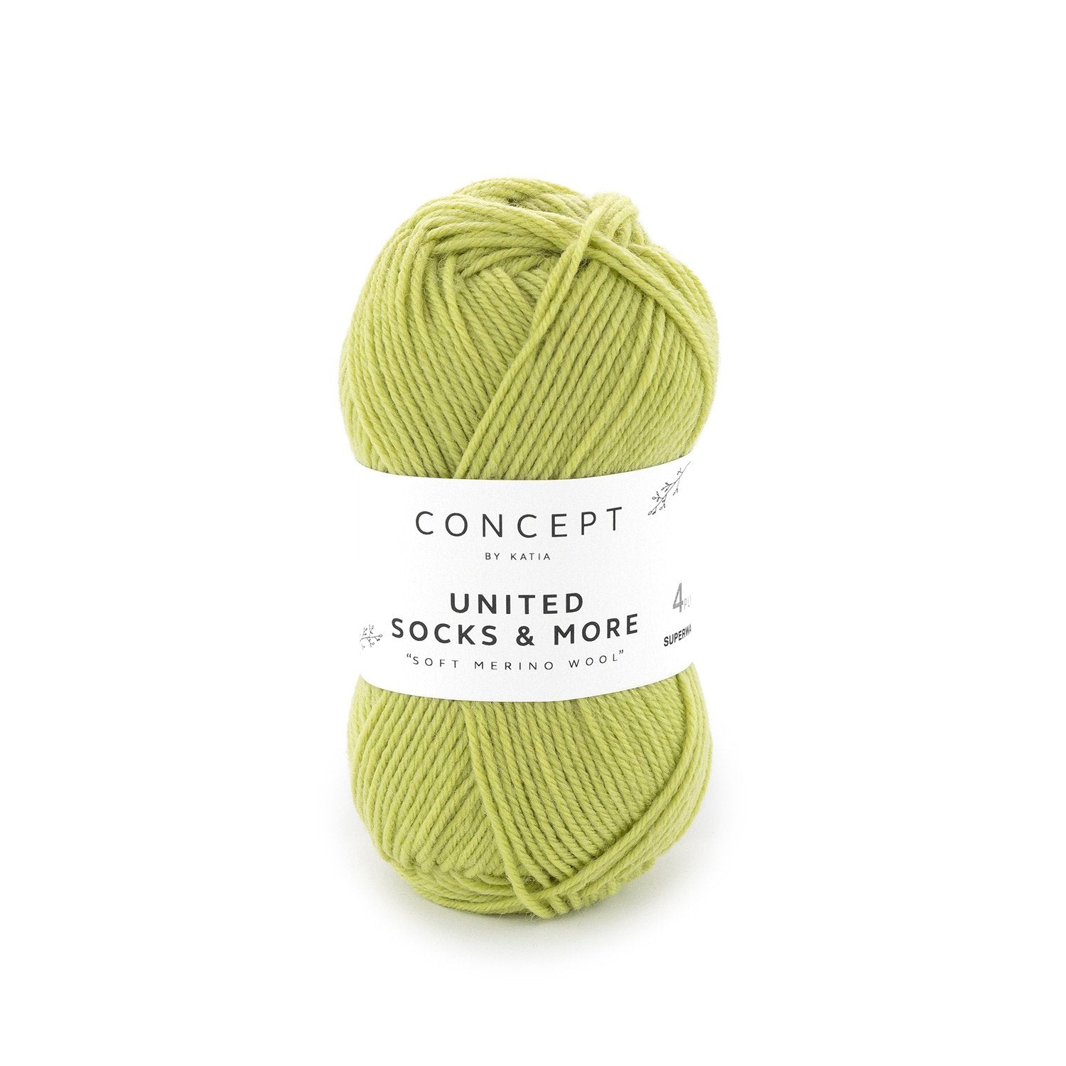Katia Concept United Socks & More - Pistachio (Color #081) Knitting and Crochet Yarn on sale at Little Knits