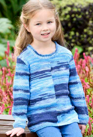 A Juniper Moon Farm Zooey Stripes Pattern - Zola kids sweater and hat (PDF)