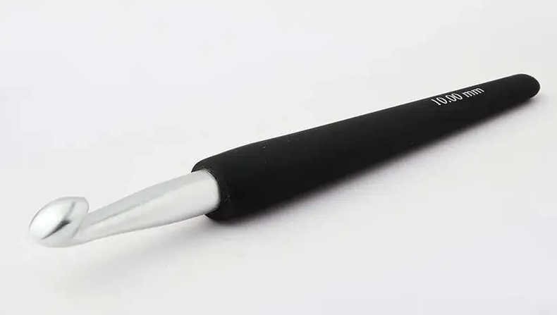 KnitPro Soft-Feel Silver Single Ended Crochet Hooks