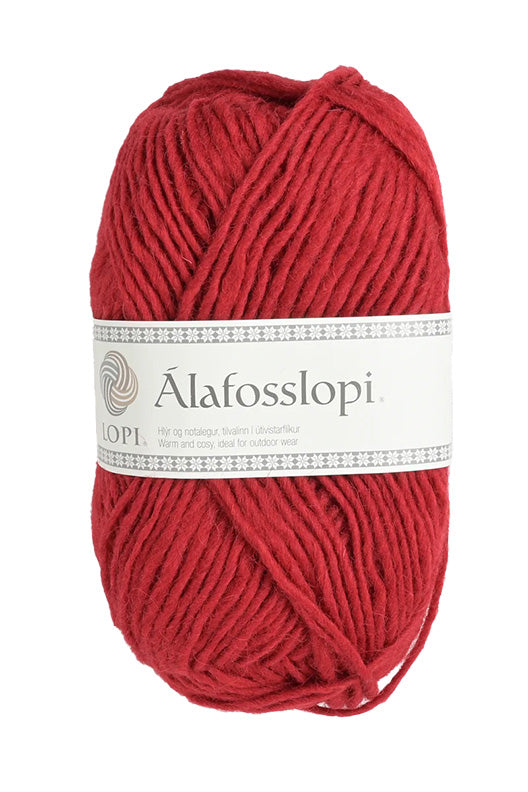 Lopi Álafosslopi Yarn - Happy Red (Color #0047)